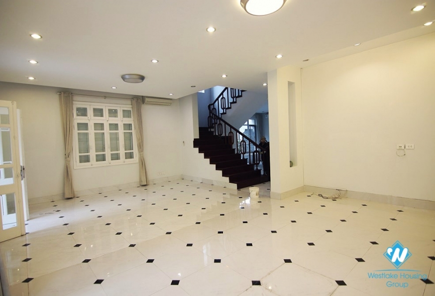 High quality and spacious house for rent in Ciputra, Tay Ho, Hanoi - Unfurnished